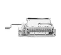 STOBAZA Boîte à Musique à Manivelle DIY avec Mécanisme à 30 Notes en Cuivre Bande de Papier Incluse Outil Musical Manuel pour Création de Mélodies Personnalisées Kit Complet pour