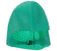 STOBAZA Bonnet de Teinture Capillaire et Routine Coiffure Professionnelle pour Sectionnement Précis en Silicone Vert avec Crochet et Passage Fluide, pour Usage à Domicile
