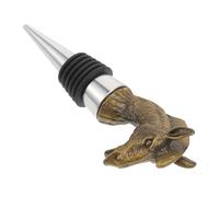 STOBAZA Bouchon de Bouteille de Vin Tête de Cerf Réutilisable Bouchon Hermétique pour Vin Rouge Bière et Bouteilles Variées Design Décoratif Élégant pour Cuisine et Bar