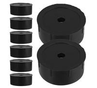 STOBAZA Bouchons de Remplacement pour Arbre à Chat en Plastique Noir, 8 Pièces, Compatibles Poteaux à Griffer, pour Assemblage DIY et Extension D’Espace de Grattage