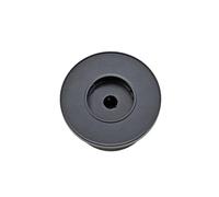 STOBAZA Bouton de Commande du Potentiomètre Noir pour Guitare et Basse Bouton Variateur Moleté pour Instrument Accessoire Solide et Compact