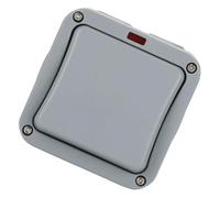 STOBAZA Bouton Poussoir Mural Étanche pour Portail et Porte de Garage Interrupteur Extérieur Résistant Pluie pour Contrôle Daccès Jardin et Balcon