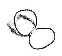 STOBAZA Bracelet de Remplacement pour Bracelet Connecté de Fitness Métal Vintage et Rétro à Perles Compatible avec Smart Band