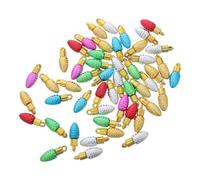 STOBAZA Breloques Ampoule Noël en Plastique pour Bijoux et DIY | Fenêtres et Portes, Style Classique, Lot Décoratif pour Artisanat, Pendentifs de Fête, Usage Créatif Couleur Aléatoire