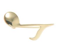 STOBAZA Broche Résistante Décoloration en Alliage de Zinc Note de Musique Design Unique et Élégant Accessoire pour Vêtements et Chapeaux des Musiciennes