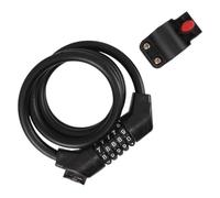 STOBAZA Câble Antivol de Vélo en Acier Renforcé 1,2 M Combinaison à 5 Chiffres Réinitialisable, Antivol sans Clé Portable pour Vtt, Vélo de Route et Planche à Pagaie, Sécurité Maximale