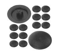 STOBAZA Cache-vis Noirs Plastique 200pcs Étanches pour Applications Automobiles et Protection de Vis