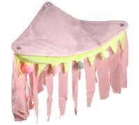 STOBAZA Cachette d'angle pour Cochon d'Inde et Lapin en Feutre Rose, Réduit Le Stress et Offre Un Sentiment de Sécurité la Cage