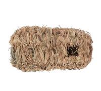 STOBAZA Cachette en Paille pour Hamster Naturelle et Sûre, Tunnel de Jeu pour Petits Animaux, Maison Confortable en Paille pour Améliorer la Santé Globale des Hamsters