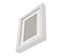 STOBAZA Cadre D'exposition pour Médailles Blanc Support Vertical Cadre Décoratif pour Médaille Vitrine à Badges Résistante et Solide Maison Présentoir Créatif et Souvenirs Support