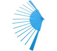 STOBAZA Cadre Éventail Pliant DIY avec Branches Plastique Bleu Ciel Support Artisanal pour Décoration Accessoires pour Fêtes Spectacles et Créations Personnalisées