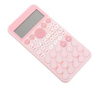 STOBAZA Calculatrice Scientifique Fonction Calculatrice pour Étudiants Rose Écran Grand Format 12 Chiffres et Pile Bouton, pour L'école Bureau