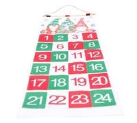 STOBAZA Calendrier de de Noël avec Imprimées Sans Visage Décoration Murale de Compte pour Décor Intérieur Noël