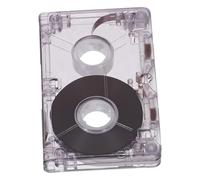 STOBAZA Cassette Audio Vierge Transparente Rétro Bande Enregistrement pour Musique Voix Interviews Compatible Lecteur Audio Vintage Bande Magnétique pour Messages et Enregistrements