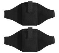 STOBAZA Ceinture 2 Pièces de Micro Réglable en Néoprène Multiples Compartiments pour Instructeurs Fitness, pour Entraînements Actifs et Randonnée