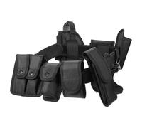 STOBAZA Ceinture Multifonction Toile Oxford Légère et Respirante Accessoires Duty Belt pour Entraînement et Service Professionnel Confortable et Résistante avec Poches de Rangement