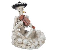 STOBAZA Cendrier Décoratif en Résine de Crâne, Design Unique et Résistant Déformation, pour Tables de Salon et Fêtes d'halloween