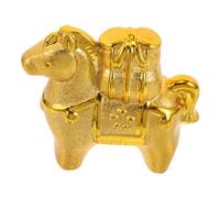 STOBAZA Ceramic Horse Figurine Small Desktop Ornament for Office Home Decor of The Horse Mascot Symbolizing Prosperity and Elegance