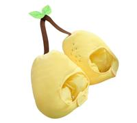 STOBAZA Chapeau de Poire en Peluche pour Cosplay, Fête, Garçon et Filles | Polyester Jaune, Design Interactif et Réutilisable, pour Jeux de Fête et Soirées à Thème, Facile à Entretenir