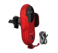 STOBAZA Chargeur sans Fil Voiture avec Support Téléphone Clip Ventilation Support Navigation Mobile Pratique et Compatible Recharge sans Fil Installation Facile