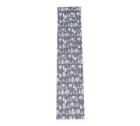 STOBAZA Chemin de Table de Noël, Nappe de Salle à Manger en Tissu, Imprimé Sapin, Décoration de Table Élégante pour Noël