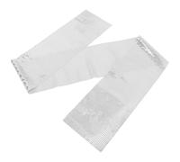 STOBAZA Chemin de Table et Structure Anti-rides Disco à Paillettes Argentées en Polyester Bords Surpiqués pour Fête D'anniversaire ou Nouvel An