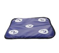 STOBAZA Cible d'Entraînement à L'Escrime Double Face Bleue Cible Murale Anti-Perforation en Caoutchouc Haute Densité Outil d'Entraînement pour Tir à l'arc Recourbé Adaptée pour Usage