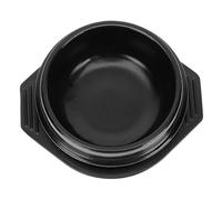 STOBAZA Cocotte Coréenne En Céramique 2l Résistante à Haute Température Avec Plateau Antidérapant Pour Cuisinière Domestique Cuisson Uniforme Ustensile La Cuisine Coréenne