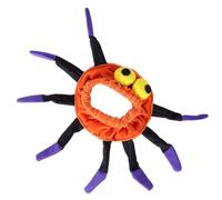 STOBAZA Collier pour Chien et Chat à Thème Halloween Décoration Toile D'araignée en Peluche, Collerette pour Animaux Petits, pour Fêtes et Vie Quotidienne