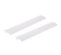 STOBAZA Combleurs D'espaces pour Cuisinière Gaz 63 Cm Bandes Blanches Résistantes la Chaleur Protection Plan de Travail la Cuisine 2 Pièces pour Éviter Salissures Entre Plaques