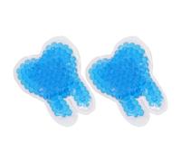 STOBAZA Compresses Froides Réutilisables Confort en Réhabilitation Dentaire de Dent Lot de 2 pour Soin des Dents Matériau PVC Cou