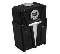 STOBAZA Compresseur Air Portatif pour Pneus Voiture Multifonction avec Écran Numérique et Lampe Pompe Électrique Compacte Métal et Plastique Facile à Utiliser