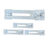 STOBAZA Connecteurs de Canapé Modulaires Modèles 4 Pièces en Fer Argenté, Technologie D'assemblage Emboîtable pour Canapés d'angle en L ou U, Adaptés aux Petits Appartements et Chambres