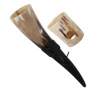 STOBAZA Corne Viking Capacité Corne de Vache Tasse à Boire Médiévale Multifonction pour Bière Décoration Maison et Bureau