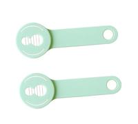 STOBAZA Coupe-haricots Multifonction Acier Inoxydable Trancheur de Légumes Fin pour Haricots Longs et Poivrons Outil de Cuisine Pratique Vert Gain Rangement Facile