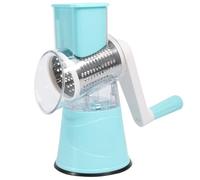 STOBAZA Coupe-Légumes Multifonction Manivelle Rotative Bleu Ciel Trancheuse Rouleau Compacte pour Pommes de Terre Carottes et Concombres Ustensile la Cuisine Manuel Facile à Nettoyer