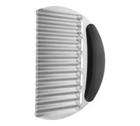 STOBAZA Couteau Ondulé en Acier Inoxydable pour Couper Pommes de Terre et Carottes, Trancheuse Multifonction sans Électricité pour Usage Intérieur et Extérieur