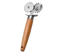 STOBAZA Couteau Roues Acier Inoxydable avec Manche Antirouille Roulette Pâte Cannelée Pratique pour Découpe Facile de Pizzas et Pâtisseries