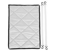 STOBAZA Couverture Alimentaire Isotherme Épaisse 1 Pièce, Isolation Thermique Renforcée Noir et Argenté, Housse Imperméable pour Boîte D'expédition Alimentaire, Couleur