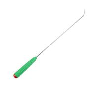 STOBAZA Crochet Cheminée Portable Tisonnier Chaleur pour Foyer et Barbecue Extérieur Outil Polyvalent avec Poignée Antidérapante