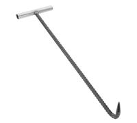 STOBAZA Crochet de pour Couvercle de Regard Acier Filetée Robuste et Outil Manuel Ergonomique pour et Déplacer Facilement les Plaques Égout