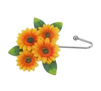 STOBAZA Crochet Mural Tournesol Décoratif Résine Patère Stable pour Manteaux Chapeaux et Serviettes Support Mural Élégant pour Rangement et Décoration Intérieure