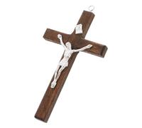 STOBAZA Croix miniature en matériau naturel pour prière et décoration murale ornement spirituel portable pour église et maison petite croix artisanale pour bricolage et bijoux