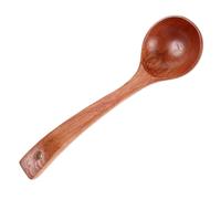 STOBAZA Cuillère à Soupe Massif Japonaise Louche Longue Ergonomique pour Soupe Bouillie et Ragoût Ustensile Naturel Résistant Chaleur pour Cuisine Maison