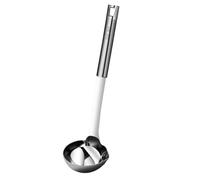 STOBAZA Cuillère Acier Inoxydable Louche Isolante et Séparateur de Graisse Ergonomique pour Cuisine Passoire à Soupe Multifonctionnelle Ustensile et Sûr