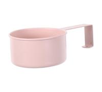 STOBAZA Cuillère Doseuse en Fer Rose à Long Manche pour Aliments pour Animaux et Farine, Contrôle Précis des Portions, Résistante Déformation, Cuisine Lessive