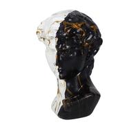 STOBAZA David Bust Sculpture Resin Figurine Nordic Style Detailed Classical Art Statue for Home Decor and Art Teaching