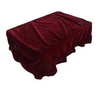 STOBAZA de Tabouret de Piano Couleur Rouge en Soie et Viscose Filament, Confortable et Facile à Installer Adaptée pour Chaise et Tabouret, Maison ou L'hôtel