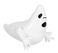 STOBAZA Décoration Halloween Fantôme Gonflable Blanc en PVC Résistant Installation Facile, pour Décorations d'halloween Commerciales et Suspensions Originales