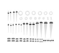 STOBAZA Écarteur D’oreille Conique en Acrylique Rouge pour Piercing | Bijou Quotidien, Style, Adapté au Perçage de L’oreille, Finition Acrylique, Teinte Rouge